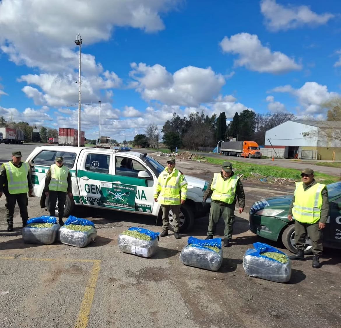 🔴👉 Gendarmería Nacional secuestró más de 115 kilos de hojas de coca durante un control realiz (2)