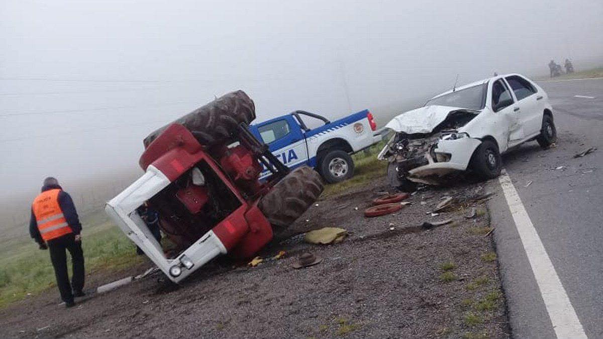 Trágico choque en el acceso a General Gelly- murió una mujer de El SocorroUn trágico siniestro v